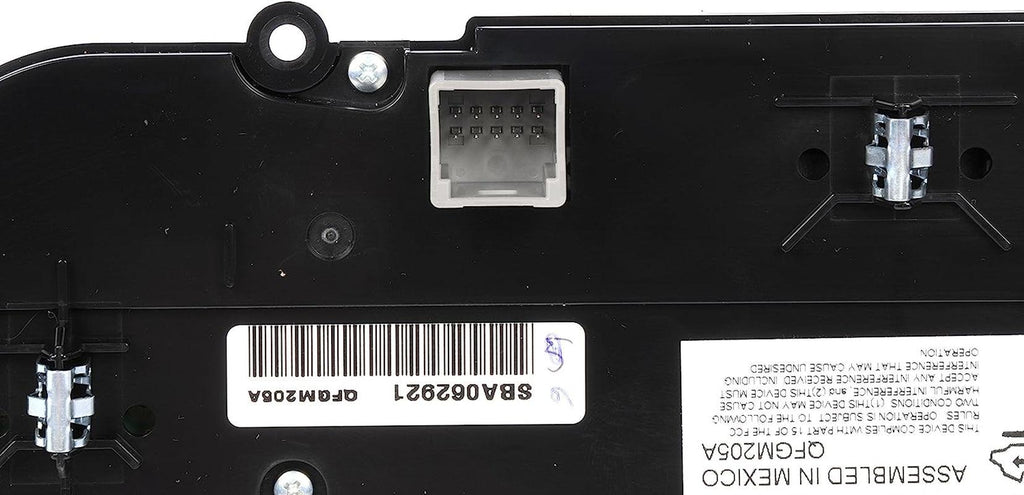 23453508 GM Original Equipment Heating and Air Conditioning Control Panel