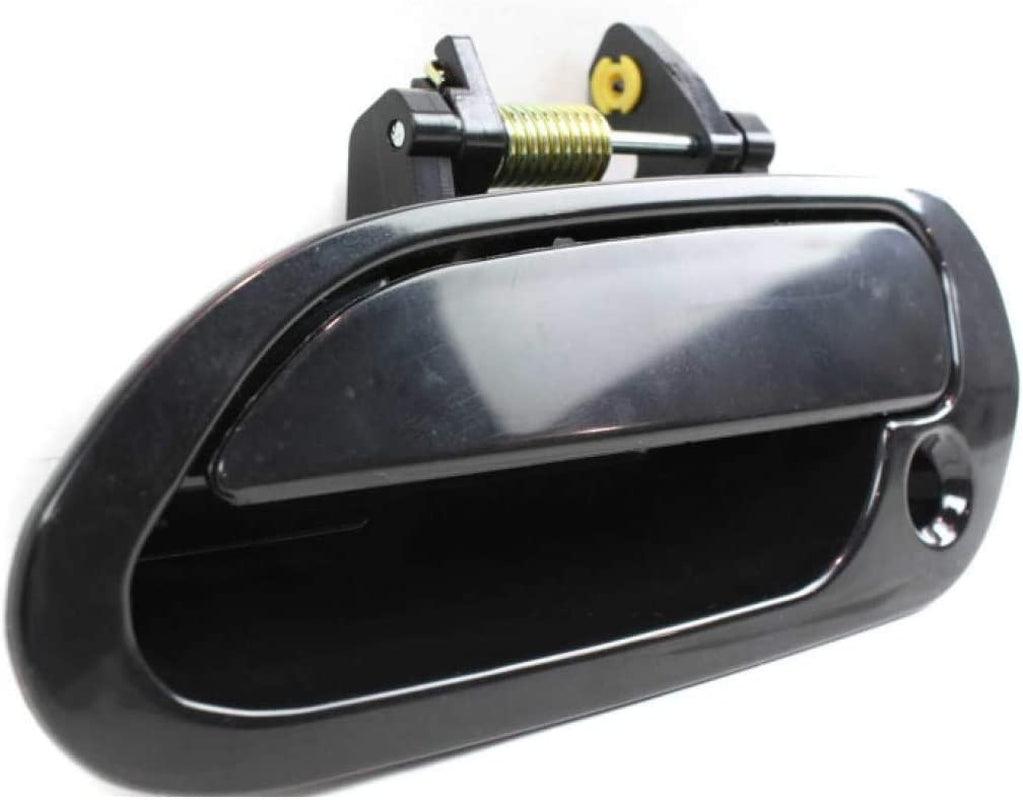 for Honda Accord Exterior Door Handle Front, Driver Side Smooth Black 1998-2002 | with Key Hole | Trim:All Submodels | HO1310112 | 72180S84A11