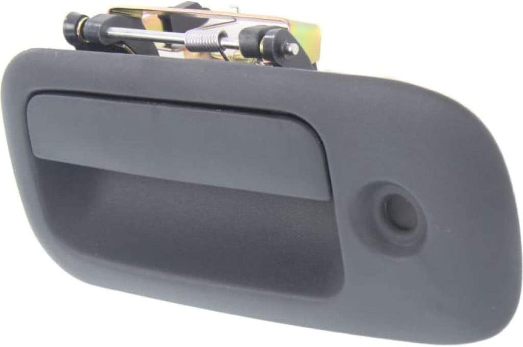 for Chevy Express 3500 Exterior Door Handle Front Driver Side Textured Gray 1996-2002 | with Key Hole | Trim: Base/Ls | GM1310143 | 15167641