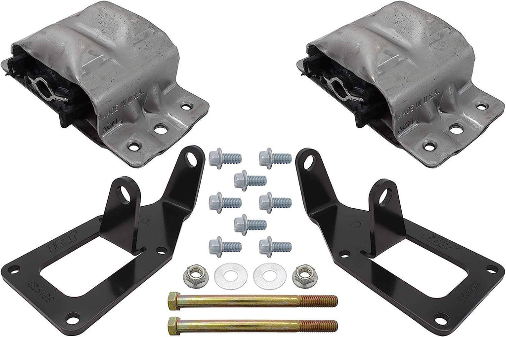 Swap Engine Conversion Mount Kit Compatible with 2WD 1988-1998 Chevy OBS Truck - LS1 LM7 LR4 LQ4 LS6 L59 LQ9 LM4 L33 LS2 LH6 L92 L76 LY2 LY5 LY6 LC9 LFA LH8 LMG LS3 L98 5510-KIT001EM