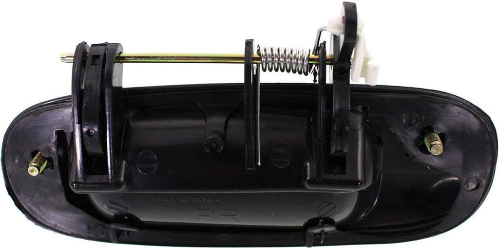 Front and Rear Exterior Door Handle Set of 4 Compatible with 2002-2009 Chevrolet Trailblazer/Gmc Envoy Textured Black Driver and Passenger Side