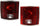 Tail Light Lens and Housing Compatible with 1979-1986 GMC K1500 Suburban / C1500 Suburban / K2500 Suburban with Chrome Trim, Set of 2, Driver and Passenger Side