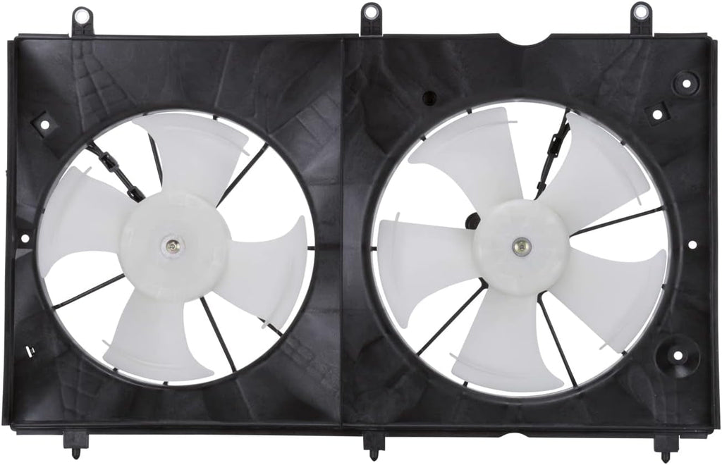 621580 Cooling Fan Assembly Compatible with 2003-2007 Honda Accord , Black
