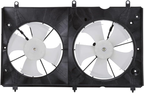621580 Cooling Fan Assembly Compatible with 2003-2007 Honda Accord , Black