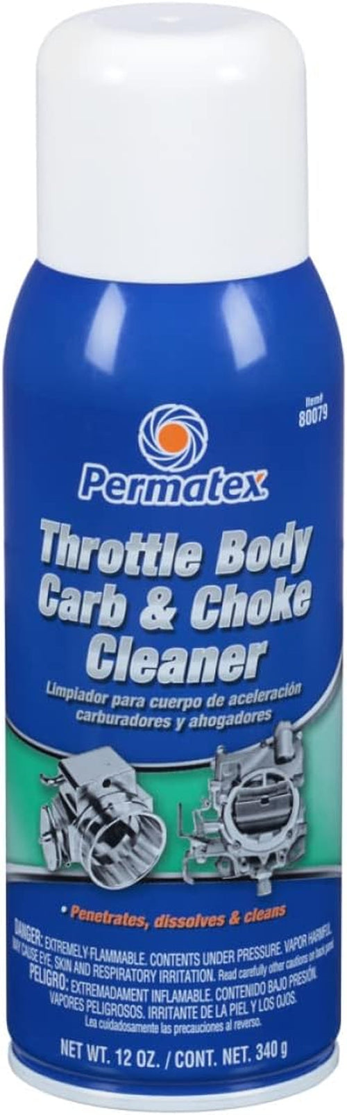 Permatex 80079 Motor Muscle Choke and Carburetor Cleaner, 16 Oz Aerosol Can