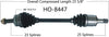 HO-8447 CV Axle