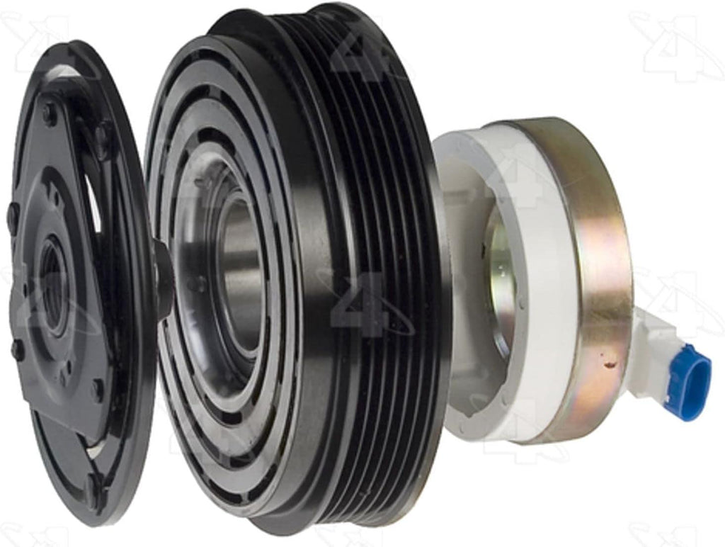 (47665) A/C Compressor Clutch Assembly,Black