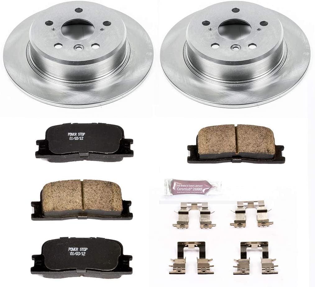 KOE1148 Autospecialty Rear Replacement Brake Kit-Oe Brake Rotors & Ceramic Brake Pads