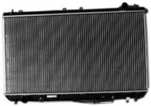 2299 Compatible with TOYOTA 1-Row Plastic Aluminum Replacement Radiator