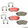 Brembo Front Disc Brake Pad Set for Subaru (P78017N)