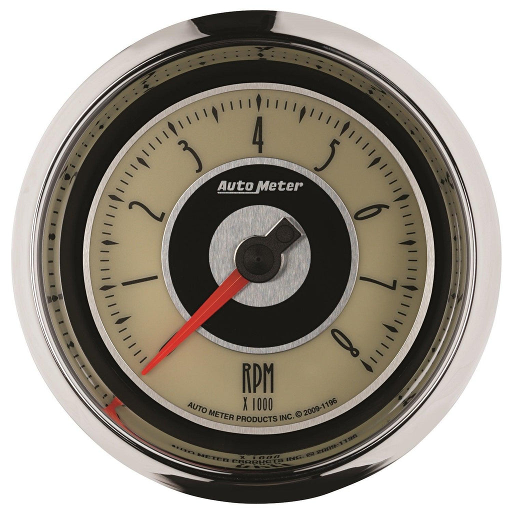 3-3/8 in. IN-DASH TACHOMETER 0-8000 RPM CRUISER - greatparts