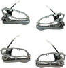 Front Rear Exterior Door Handle Carrier Kit Set 4Pc for BMW X5 E53 New