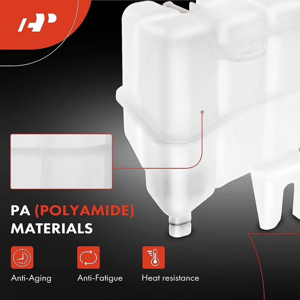 A-Premium Engine Coolant Overflow Recovery Reservoir Tank [W/Cap & Sensor] Compatible with Oldsmobile Intrigue 2000-2002 V6 3.5L, Replace # 10405606