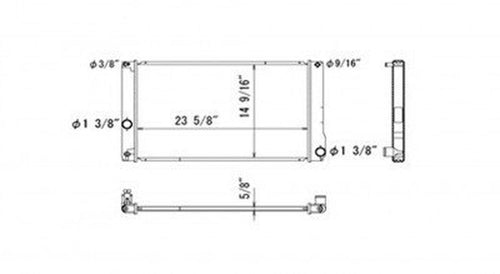 Radiator Fits 2014 Toyota Prius V