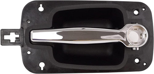 Front Exterior Door Handle Chrome & Black RH Right Passenger Side Compatible with 2008-2011 International Prostar