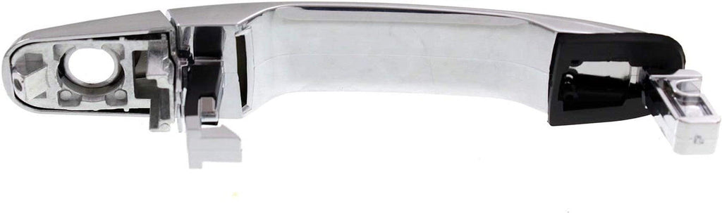 Front and Rear Exterior Door Handle Set of 4 Compatible with 2004-2008 Chevrolet Malibu, Fits 2005-2009 Chevrolet Equinox, Fits 2005-2010 Pontiac G6 Chrome Driver and Passenger Side