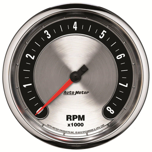 5 in. IN-DASH TACHOMETER 0-8000 RPM AMERICAN MUSCLE - greatparts