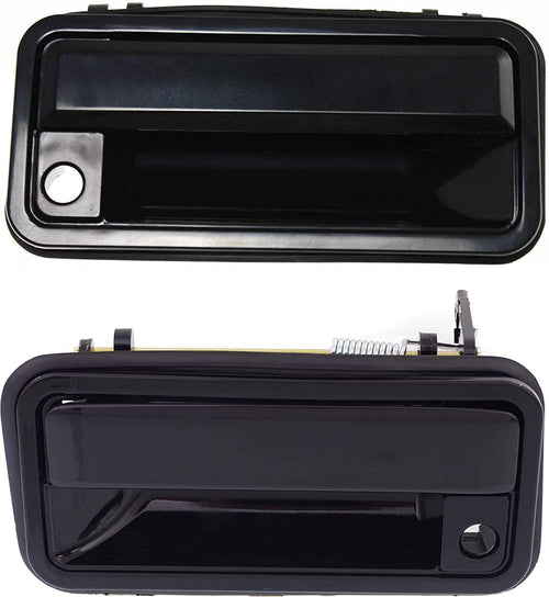 Exterior Door Handle Set Compatible with 1995-2000 Chevrolet Tahoe, Fits 1992-2000 GMC Yukon, Fits 1999-2000 Cadillac Escalade Front, Driver and Passenger Side