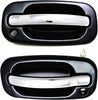 Exterior Door Handle Set Compatible with 2000-2006 Chevrolet Tahoe, Fits 2000-2006 GMC Yukon, Fits 2002-2006 Cadillac Escalade, Fits 2003-2006 Cadillac Escalade ESV