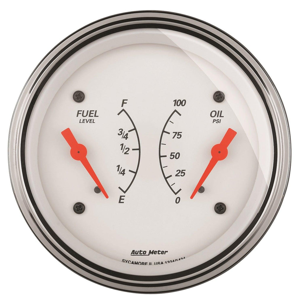 3-3/8 in. DUAL GAUGE 100 PSI/240-33 O ARCTIC WHITE - greatparts