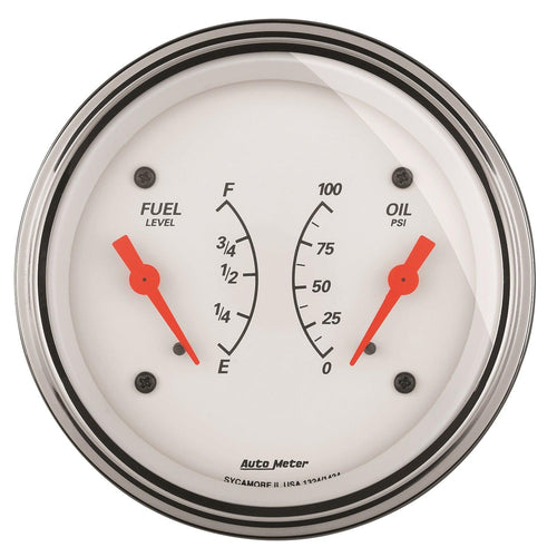3-3/8 in. DUAL GAUGE 100 PSI/240-33 O ARCTIC WHITE - greatparts