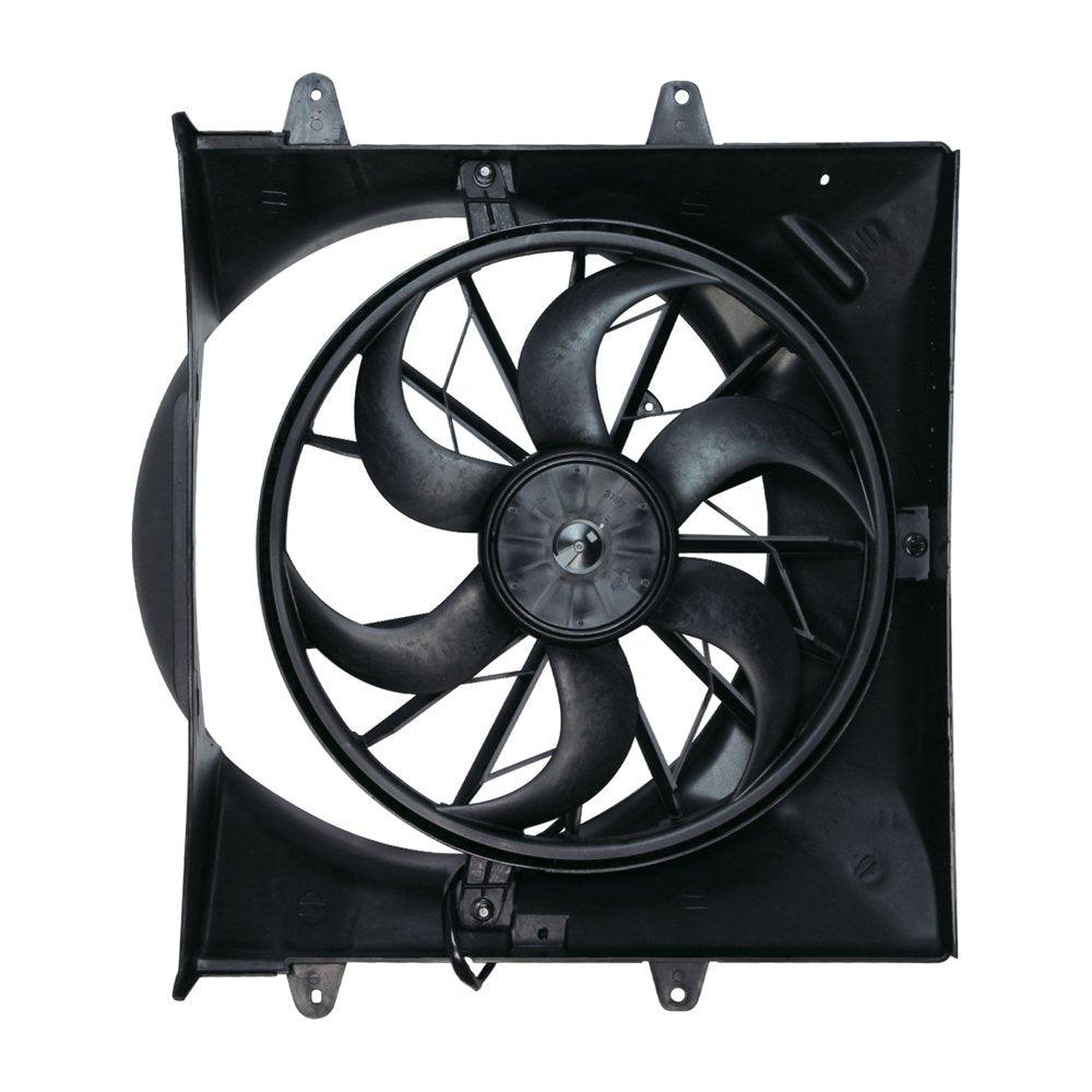 for Jeep Grand Cherokee Replacement Radiator/Condenser Cooling Fan Assembly Fits 1981 Dodge Ramcharger