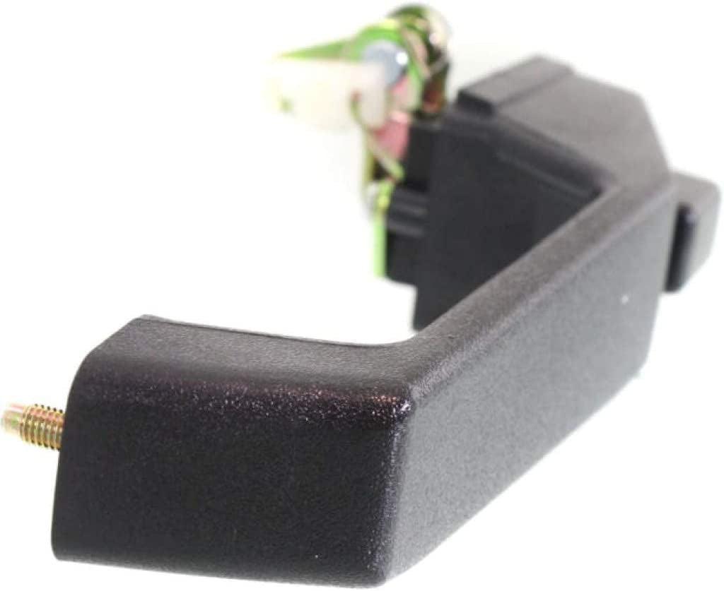 for Jeep Cherokee Exterior Door Handle 1984-1996 Passenger Side | Front or Rear | Textured Black | Trim:All Submodels | CH1311108 | 55024926