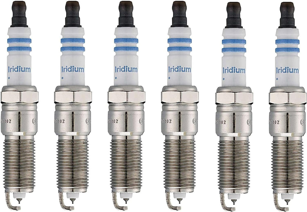 Premium OE Fine Wire Set 6 Double Iridium Spark Plugs for Buick Chevy Ford Mazda