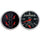 2 PC. GAUGE KIT 3-3/8 in. QUAD & TACH/SPEEDO 240-33 O DESIGNER BLACK - greatparts