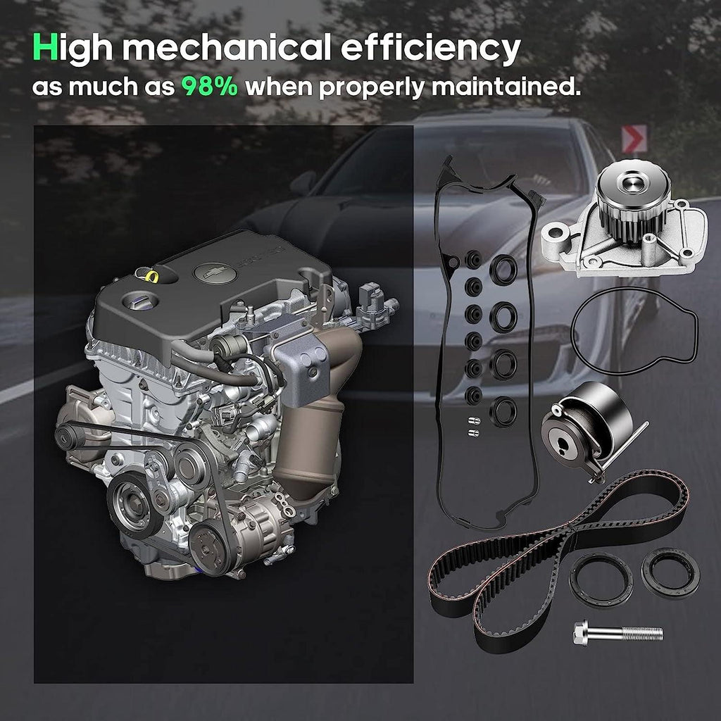 TBK312 Timing Belt Kit Water Pump Fits for 01-05 1.7L for Honda Civic D17A