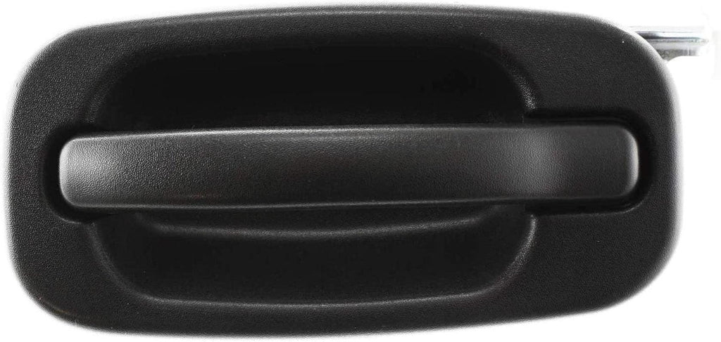 Front and Rear Door Handle Compatible with 2004-2006 Chevrolet Silverado 1500/GMC Sierra 1500 outside Set of 4 Textured Black Fits 2007 Classic Passenger and Driver Side