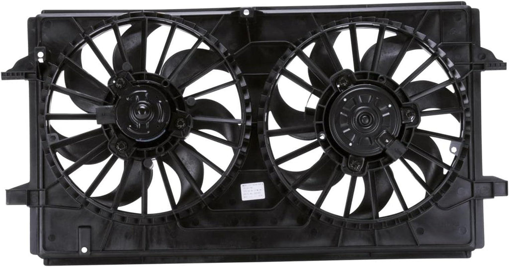 621790 Cooling Fan Assembly Compatible with 2008-2012 Chevrolet Malibu , Black