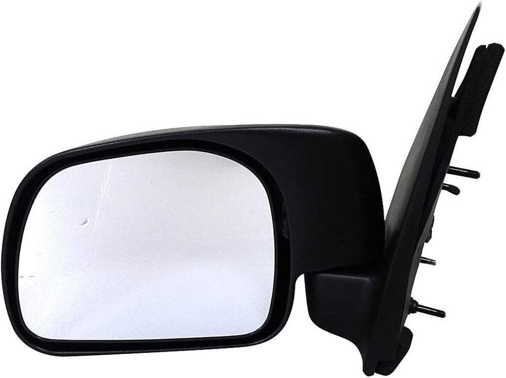 Dorman 955-1456 Driver Side Manual Door Mirror - Folding Compatible with Select Ford Models, Black