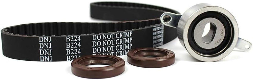 DNJ TBK296A Timing Belt Kit for 1992-1995 / Honda/Civic, Civic Del Sol / 1.6L / SOHC / L4 / 16V / 97Cid / D16Z6