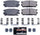 (Z23-1275) Z23 Evolution Sport Brake Pads, Rear