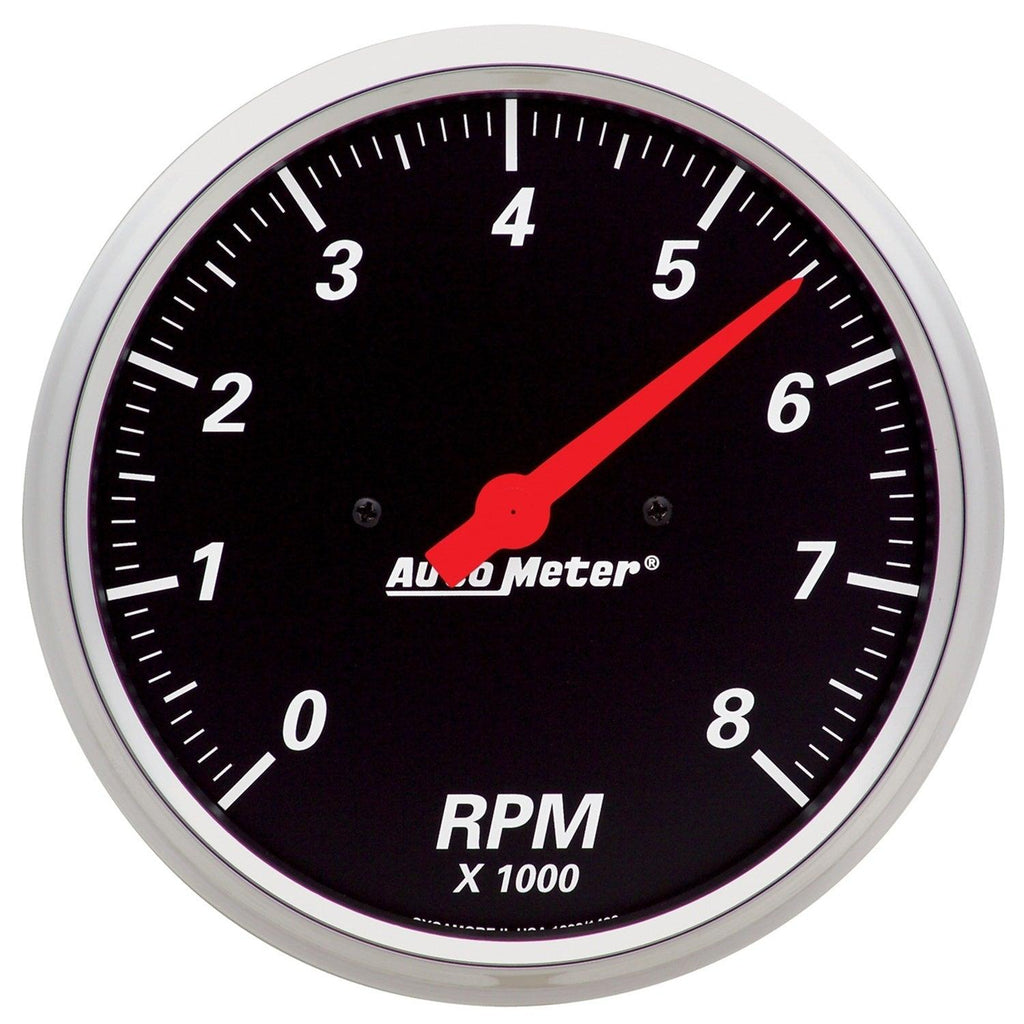 5 in. IN-DASH TACHOMETER 0-8000 RPM DESIGNER BLACK - greatparts
