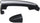for Hyundai Santa Fe Exterior Door Handle Rear, Driver or Passenger Side Primed (2007-2012) | Trim:All Submodels