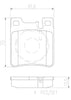 Brembo Front Disc Brake Pad Set for Mercedes-Benz (P50017N)