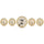 5 PC. GAUGE KIT 3-1/8 in. & 2-1/16 in. MECH. SPEEDOMETER GOLDEN OLDIES - greatparts