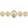 5 PC. GAUGE KIT 3-1/8 in. & 2-1/16 in. ELEC. SPEEDOMETER GOLDEN OLDIES - greatparts