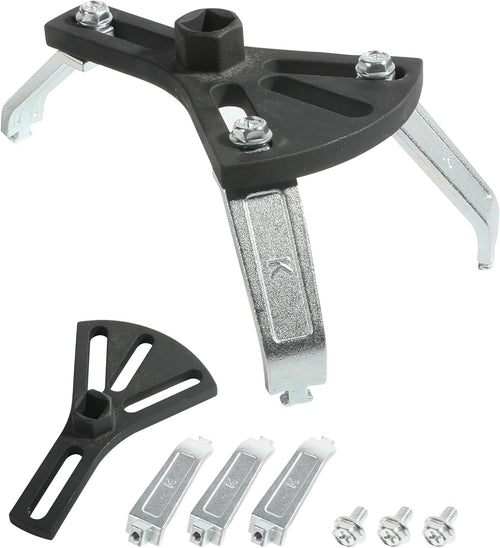 YAKEFLY Universal Fuel Pump Removal Tool,Fuel Pump Lock Ring Removal and Reinstall Tool Adjustable Fuel Lid Tank Cover Collar Ring Spanner,5.31