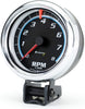 Equus 6078 3-3/8" Bezel Tachometer, Chrome