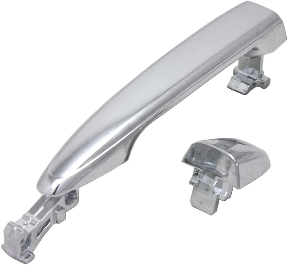 for Toyota Sienna Exterior Door Handle Front, Passenger Side Chrome (2004-2010) | Trim:All Submodels