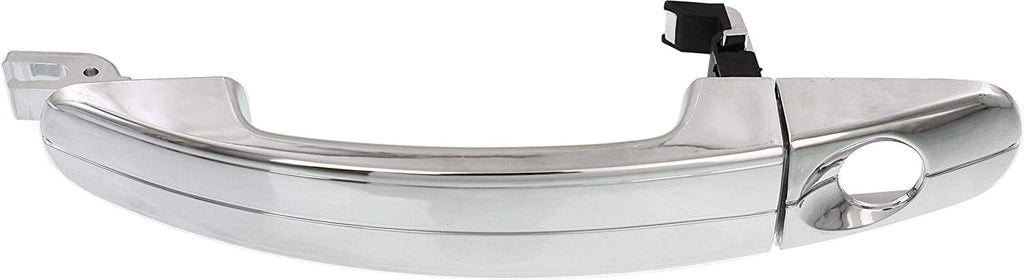 Front and Rear Exterior Door Handle Set of 4 Compatible with 2012-2014 Ford Focus and 2013-2017 Escape Chrome Driver and Passenger Side