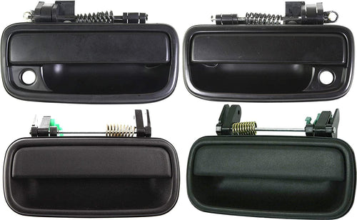 Front and Rear, Driver and Passenger Side Exterior Door Handle SET Compatible with 2001-2004 Toyota Tacoma