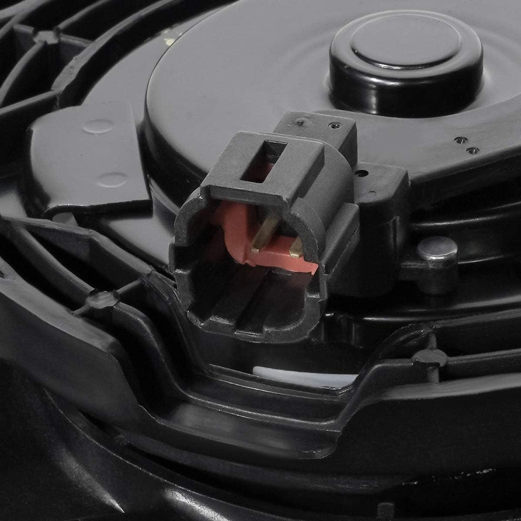 OEM-RF-0219 Factory Style Radiator Cooling Fan Assembly Cooling Efficiency Improved Direct Replacement [Compatible with 03-08 Mazda 6 Fits 2.3L 2.3T Engines] Black