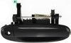 for Chevy Aveo Exterior Door Handle Front Passenger Side Smooth Black 2004-2008 | with Key Hole | Trim:All Submodels | GM1311173 | 96409549