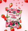 Strawberry Yogurt Almonds, 17.5 oz., 2 Pack Coated Yogurt Nuts with queen of the castle Gift Tag