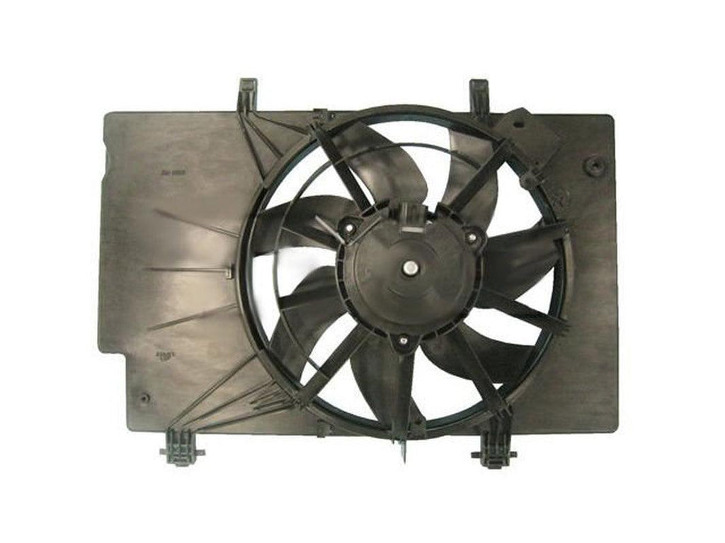 Radiator Fan Assembly - Compatible with 2011 - 2019 Ford Fiesta 1.6L 4-Cylinder 2012 2013 2014 2015 2016 2017 2018