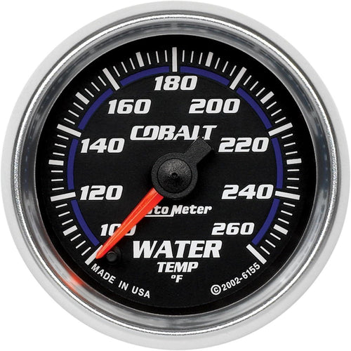 6155 Cobalt Full Sweep Electrical Water Temperature Gauge, 2 1/16